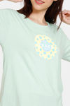 Zivame One Love Knit Cotton Top - Pastel Green — thumbnail 5